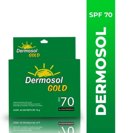 DERMOSOL GOLD SPF 70 SACHET X 20 UNI