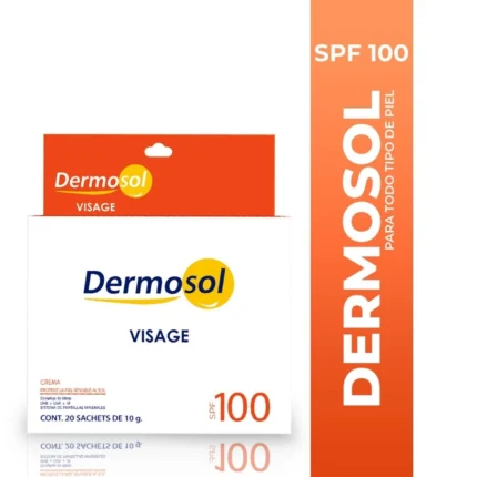 DERMOSOL VISAGE SPF 100 SACHET X 20 UNI