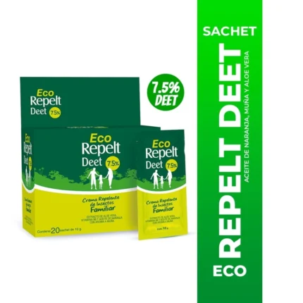 REPELENTE ECCO 7.5% SACHET X 20 UNI