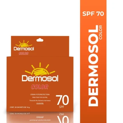 DERMOSOL COLOR PIEL SPF 70 X SACHET X 20