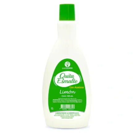 QUITA ESMALTE LA COOPER LIMON X 165 ML