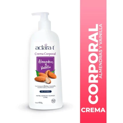 CREMA CORPORAL ALMENDRA Y VAINILLA X 450