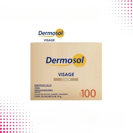 DERMOSOL VISAGE COLOR SACHET X 20 UNI
