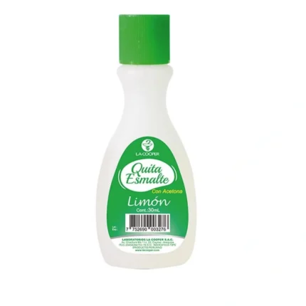 QUITA ESMALTE LA COOPER LIMON X 30 ML