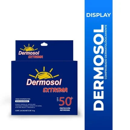 DERMOSOL EXTREMA SPF 50 EN SACHET X 20 U