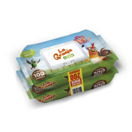 TOALLITAS HUMEDAS LA GRANJA X 100 UND