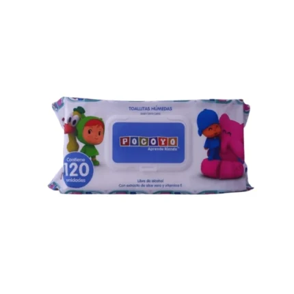TOALLITAS POCOYO X 120 UND