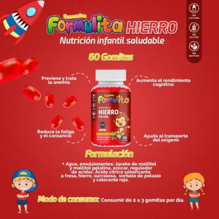 GOMITAS DE HIERRO X 60 UNIDAD