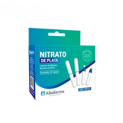 NITRATO DE PLATA X 12 UND