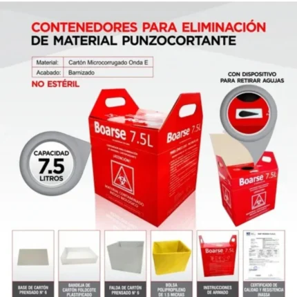 TACHOS DE BIOSEGURIDAD X 7.5 LT